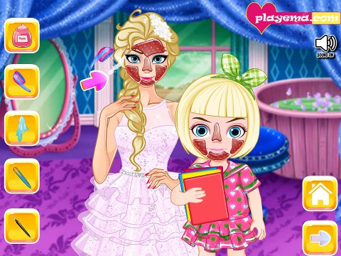 Эльза современная мамочка: Дисней принцессы замороженные лучшие детские игры для девочек