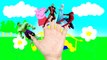 Человек-паук Finger Семейный коллекция Nursery Rhymes Тексты песен для детей Пеппа свиньи Замороженные Эльзы Lollipop