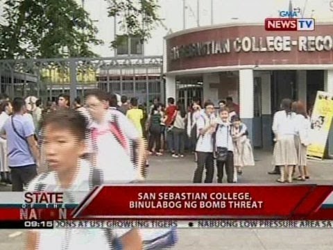 SONA: San Sebastian College, binulabog ng bomb threat