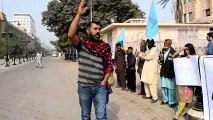 Protest Against Deep Sea Fishing Trawlers @ KPT Head Office Karachi 03-01-2017