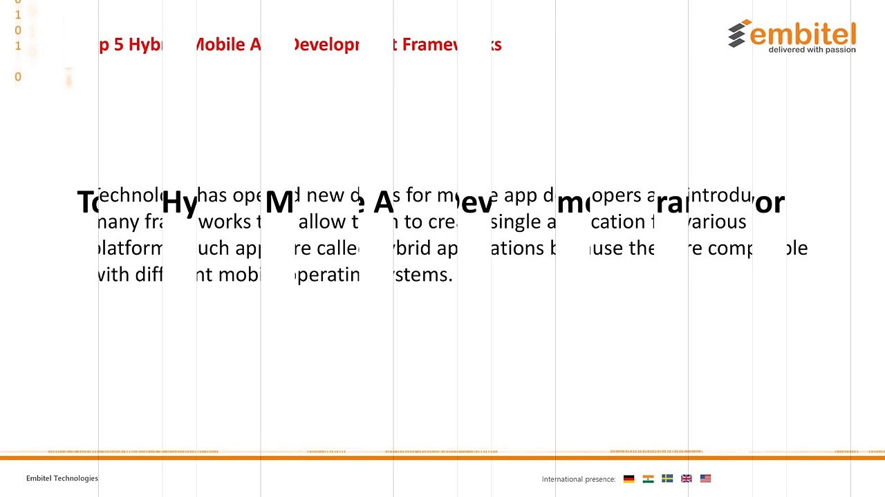 5 Best Hybrid Mobile App Development Frameworks