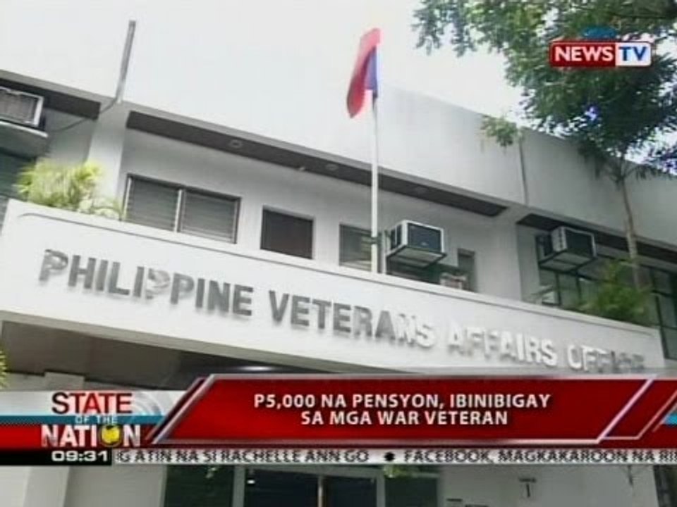 SONA: Total administrative disability pension, hindi pa rin nabibigay sa 83,000 war veterans