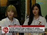 24Oras: K-Pop groups na Fameus at asha, magko-concert sa Manila at Davao