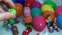 30 surprise eggs New Peppa Pig Surprise Eggs CARS MARVEL HELLO KITTY Dora the Explorer