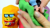 Mickey mouse Play doh Kinder Surprise eggs My little pony Disney Lps Toys new Spongebob