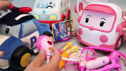 Pororo Robocar Poli Doctor Kit Medical Playset Hospital Ambulance Cars Toys YouTube