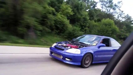 2000 Honda Civic SI vs 99 Ford Mustang GT