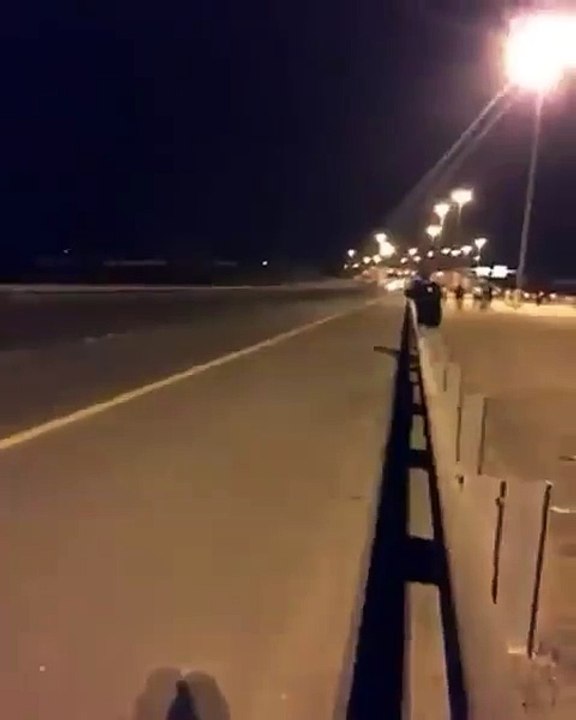 Insane car fly by Wtf was that!-
