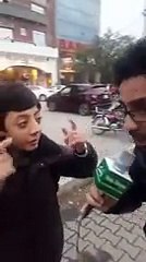 boy shows stunning talent with his eyes