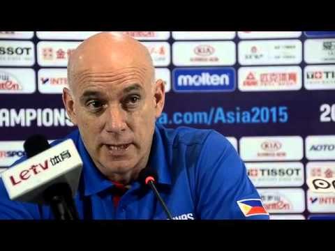 Gilas Pilipinas coach Tab Baldwin discusses loss to Palestine