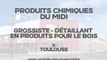 Produits Chimiques du Midi, grossiste détaillant en produits pour le bois à Toulouse.