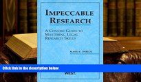 PDF [DOWNLOAD] Impeccable Research, A Concise Guide to Mastering Legal Research Skills (American