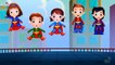 Five Little Superheroes | Nursery Rhymes For Babies | TinyDreams Kids
