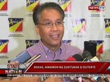 SONA: Roxas, hinamon ng suntukan si Duterte