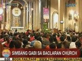UB: Baclaran Church, napuno sa unang Simbang Gabi kahit may bagyo