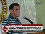24 Oras: Duterte, kumasa sa hamon ni Belmonte na pangalanan ang mga napatay raw niya