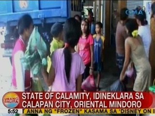 UB: State of calamity, idineklara sa Calapan City, Oriental Mindoro