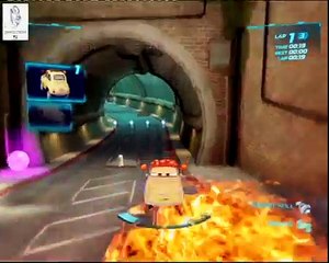 Cars 2 Game - Team Lightning Luigi - Buckingham Sprint - Disney Car