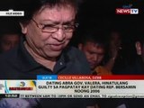 Dating Abra Gov. Valera, hinatulang guilty sa pagpatay kay dating Rep. Bersamin noong 2006