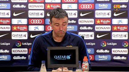 Luis Enrique: “Contra el Atlético no voy a cambiar nuestra idea ni nuestra filosofía de juego”