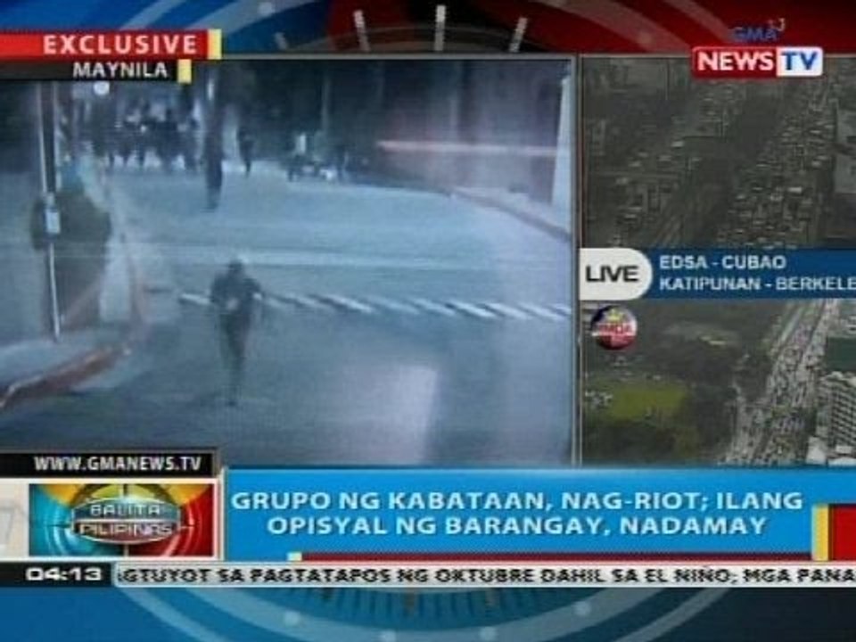 Sunod-sunod na riot sa Manga Ave. sa Sampaloc, Manila, inirereklamo