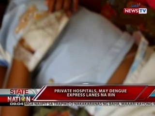 SONA: Private hospitals, naglagay na ng dengue express lanes
