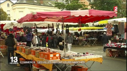 Commerce : les villes refont leurs marchés