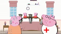 #Talking Tom and Friends #Five Little #Peppa #Jumping on the bed #Nursery Rhyme