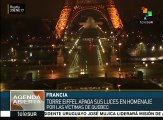 Francia: la torre Eiffel se apaga en solidaridad con Canadá
