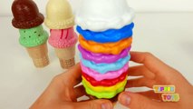 Ice Cream Playset for Kids | Learn Colors | Ice Cream Cones and Scoops