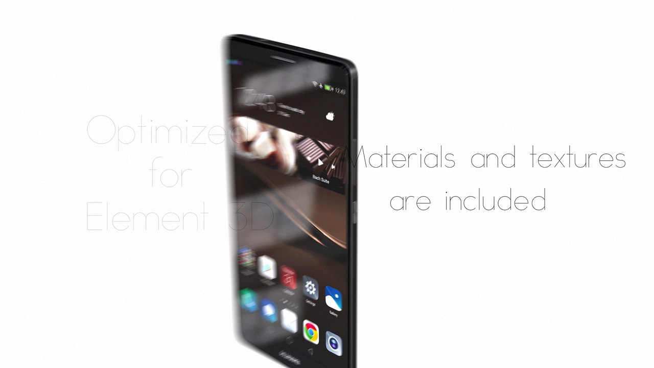Huawei Mate 8 for Element 3D