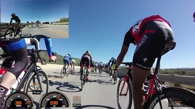 Un cycliste évite de justesse de chuter d'un pont de 9 mètres