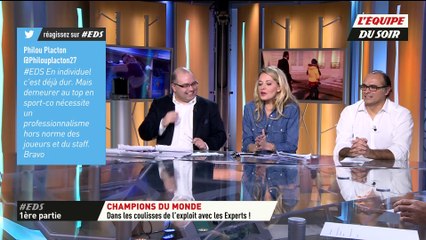 Valentin Porte et Vincent Gérard invités sur le plateau de l'équipe tv