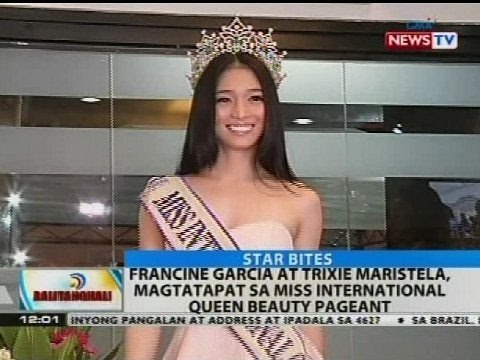Francine Garcia at Trixie Maristela, magtatapat sa Miss International Queen Beauty Pageant