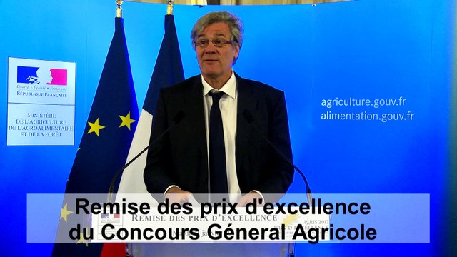 Discours de Stéphane Le Foll lors de la remise des prix d’excellence du CGA