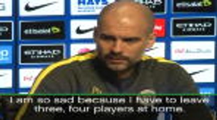 Guardiola 'happy' with City's squad