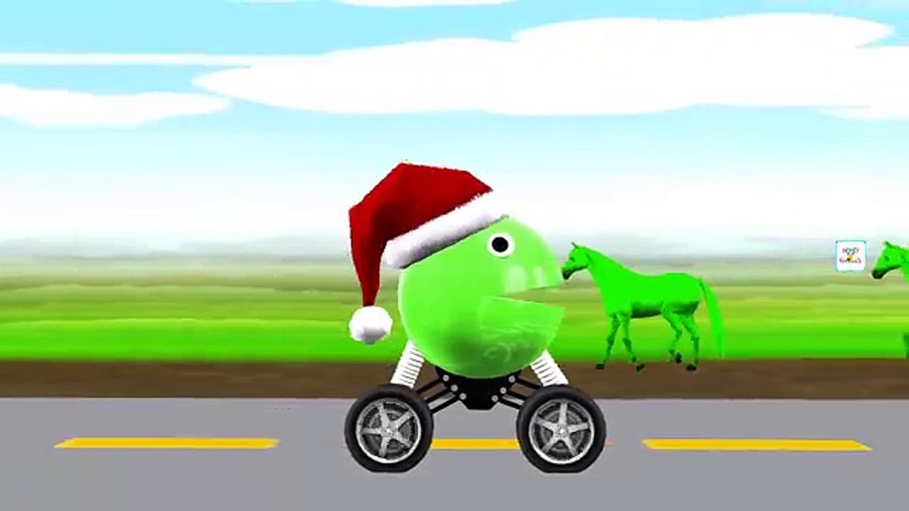 Pacman Horse Colourful Colours Finger Family Song For Children Rhymes || Animated Nursery Rhymes