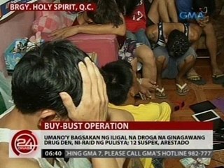 24Oras: Umano'y bagsakan ng iligal na droga na ginagawang drug den, ni-raid ng pulisya