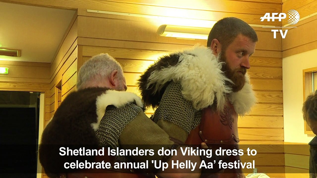 Shetland’s Vikings gear up for 'Up Helly Aa' festival