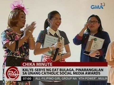 24Oras: Kalyeserye ng Eat Bulaga, pinarangalan sa unang Catholic Social Media Awards