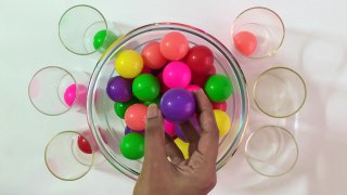 Учим цвета с пластиковыми шариками весело обучения для детей, малышей, дошкольного обучения