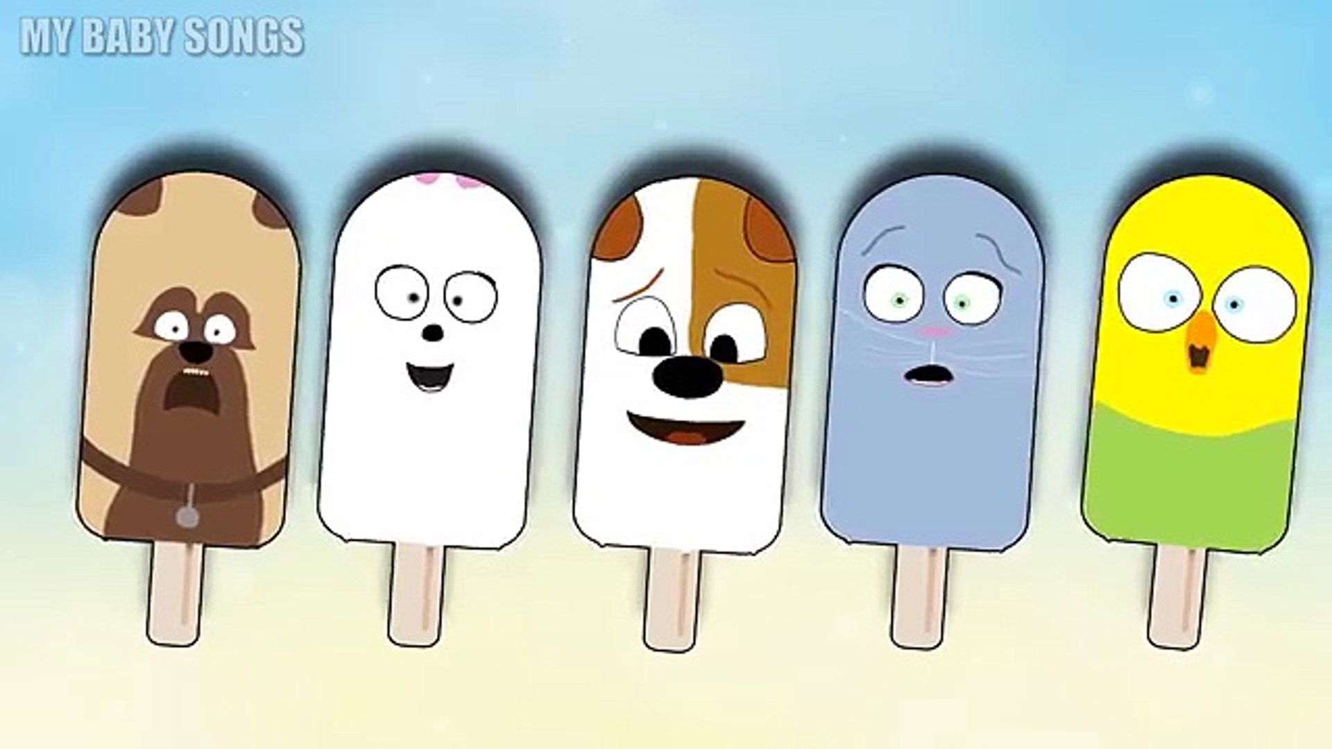 ⁣#Secret Life of Pets #Finger Family #Nursery Rhyme #Ice Cream Song