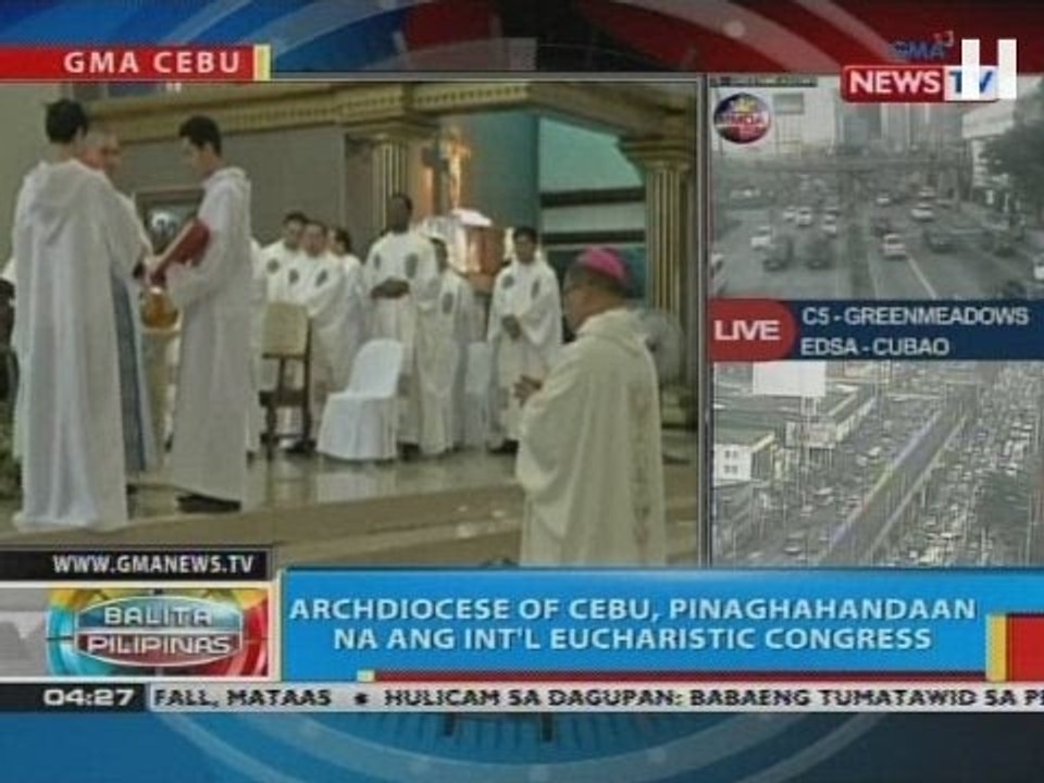 BP: Archdiocese of Cebu, pinaghahandaan na ang Int'l Eucharistic Congress