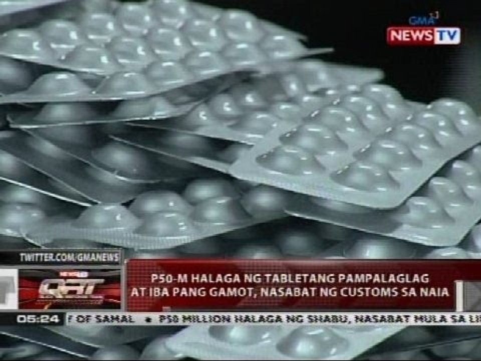 P50-M halaga ng tabletang pampalaglag at iba pang gamot, nasabat ng Customs sa NAIA