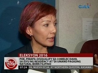 24Oras: Poe, pinapa-disqualify sa COMELEC