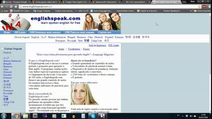 Aprenda inglês de graça