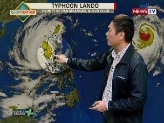 BT: Weather update as of 12:05 p.m. (October 18, 2015)