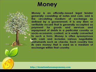 Manage your Money with This Book: Money Secrets 101