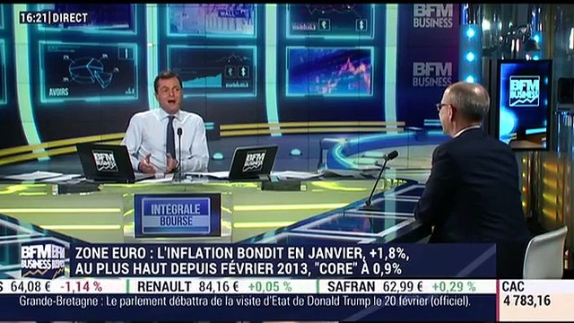Zone euro: La remontée de l'inflation ou cette tendance inflationniste ne date pas de Donald Trump , Antoine Lesné - 31/01