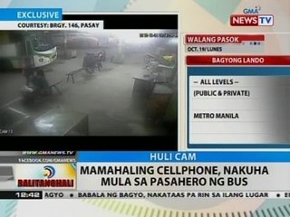 BT: Mamahaling cellphone, nakuha mula sa pasahero ng bus